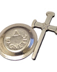 Raised Cross Magnetic Hat Pin
