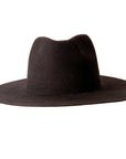 Black Rancher Felt Fedora Hat by American hat Makers front view