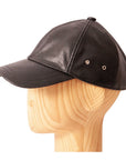 Sidecar | Mens Black Leather Cap