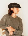 Argo Charcoal 8 Quarter Flat Cap by American Hat Makers