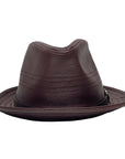 A front view of balboa brown hat