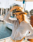 Boxcar Sand Straw Freedom Hat by American Hat Makers