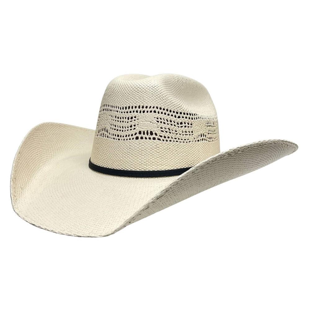 Bozeman Mens Straw Cowboy Hat – American Hat Makers - Main Image