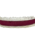 Burlesque Fabric Burgundy Hat Band by American Hat Makers