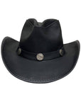 Cyclone Blacktop Leather Cowboy Hat by American Hat Makers