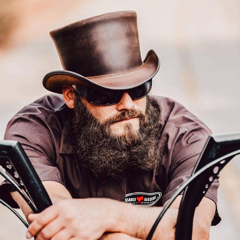 Cowboy Hat Hipster Hat For Men Beard Sunglasses Hat Male Hipster