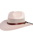 Mens Florence Cream Wide Brim Straw Sun Hat by American Hat Makers