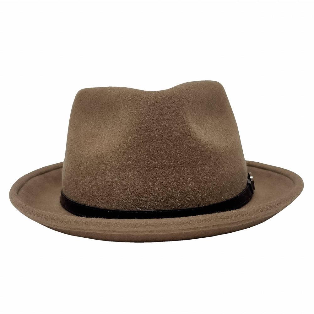 A front view of Grant khaki hat