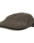 Mikey Brown Plaid Flat Cap Newsboy by American Hat Makers