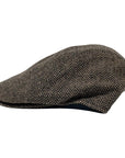 Mikey Brown Plaid Flat Cap Newsboy by American Hat Makers