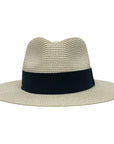 A front view of an Afternoon Cream Straw Sun Hat