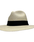 An angle view of Panama Fedora Hat