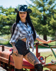 Black Western Leather Cowboy Hat by American Hat Makers
