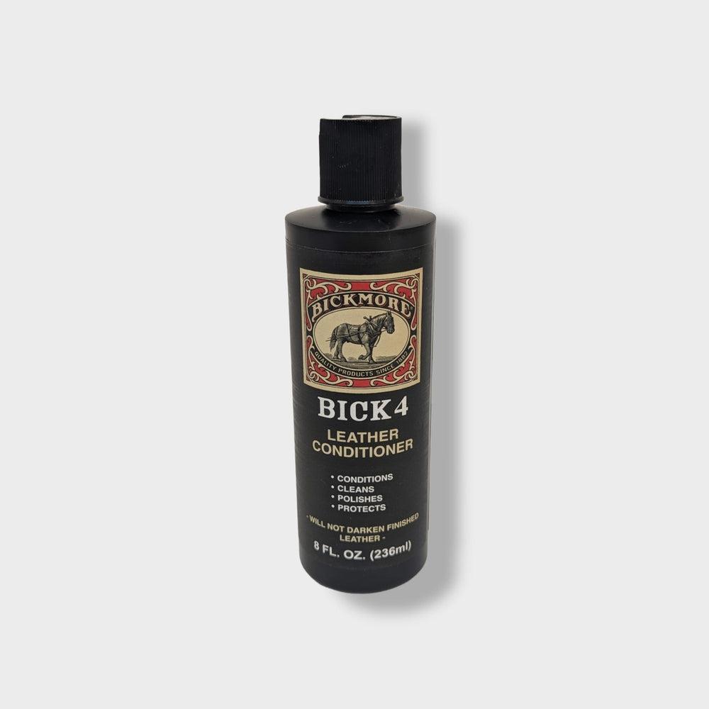 A bottle of leather conditioner