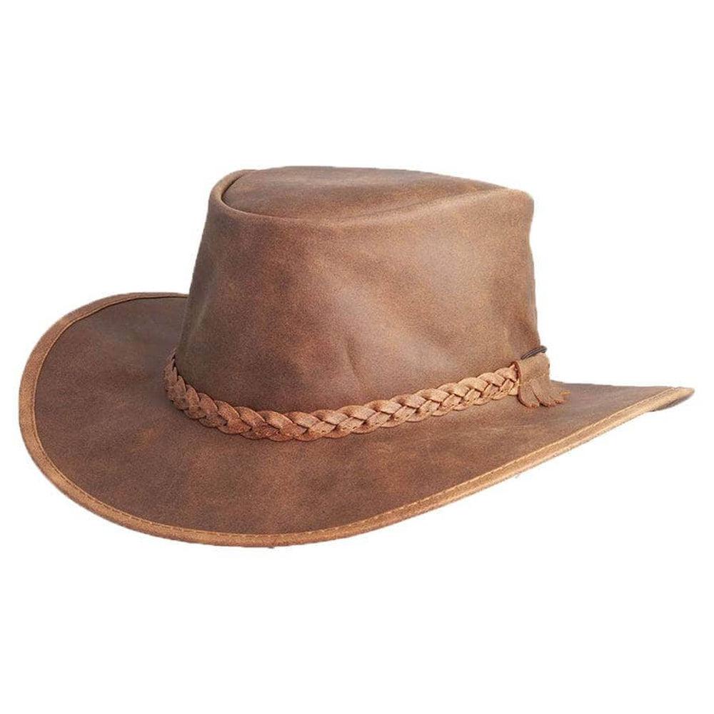 Crusher Copper Outback Leather Hat by American Hat Makers