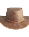 Crusher Copper Outback Leather Hat by American Hat Makers