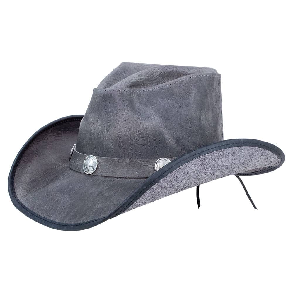 Cyclone Asphalt Leather Cowboy Hat by American Hat Makers