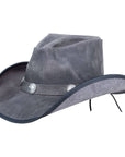 Cyclone Asphalt Leather Cowboy Hat by American Hat Makers