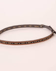 A side view of a Dillon Black Hat Band