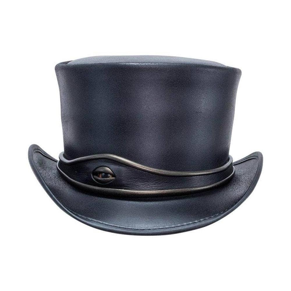 El Dorado Black Top Hat with Eye Band by American Hat Makers