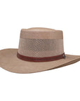 Madrid Straw Pork Pie Tan Sun Hat by American Hat Makers