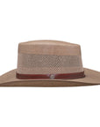 Madrid Straw Pork Pie Tan Sun Hat by American Hat Makers