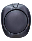 Marlow Black Finished Leather Top Hat with LT Band by American Hat Makers