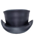 Unbanded Black Marlow Top Hat by American Hat Makers