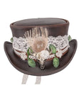 Marlow Brown True Love Band Top Hat by American Hat Makers