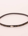 A closer view of a Piney Black Hat Band