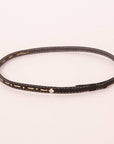 A side view of a Piney Black Hat Band 