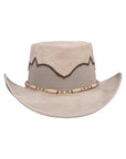 Sierra Latte Leather Mesh Cowboy by American Hat Makers
