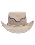 Sierra Latte Leather Mesh Cowboy by American Hat Makers