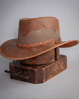 Sirocco Copper Mesh Leather Sun Hat by American Hat Makers