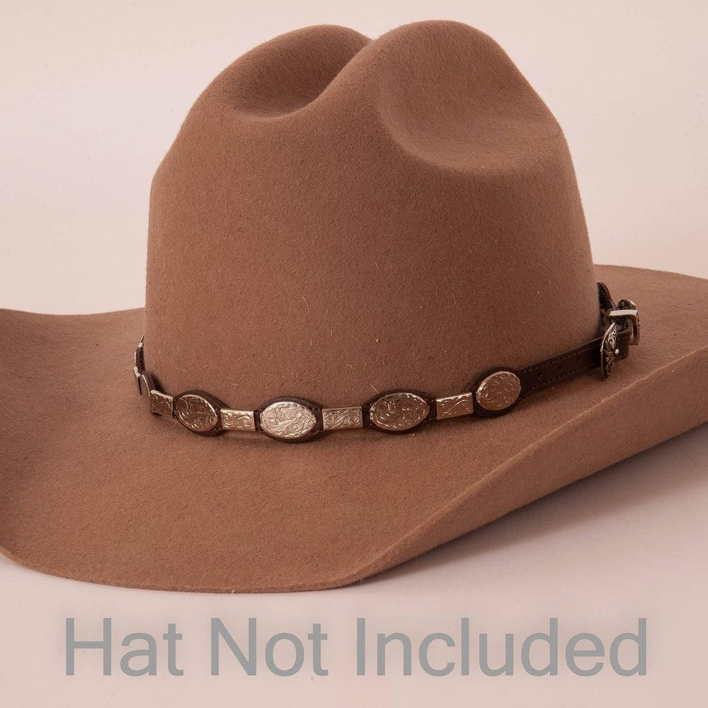 Toronto Brown Hat Band on a brown felt hat