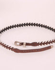 Whippersnapper leather brown cowboy hat band