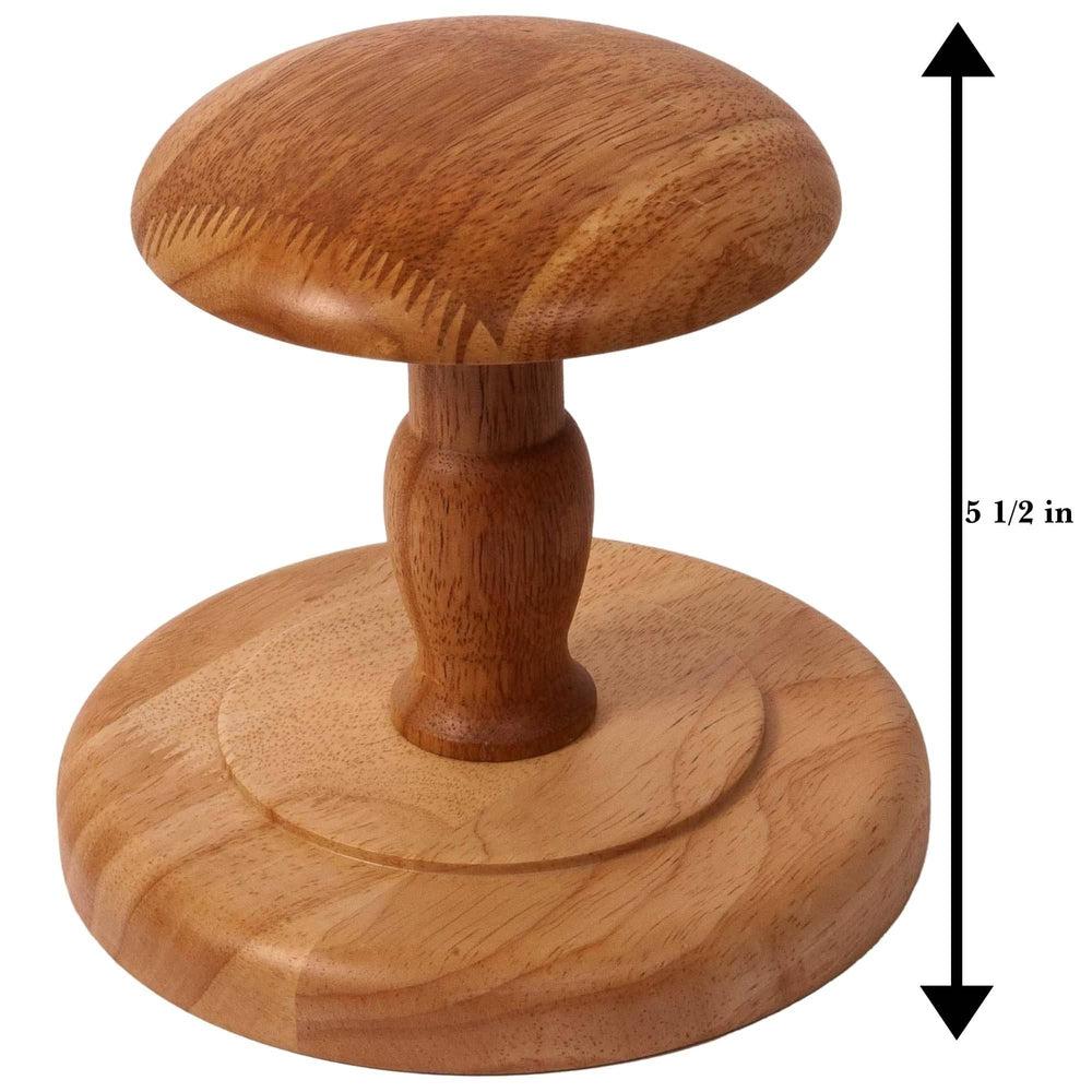 Natural Wooden Table Top Hat Stand 