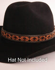 Woody Brown Cowboy Hat Band by American Hat Makers