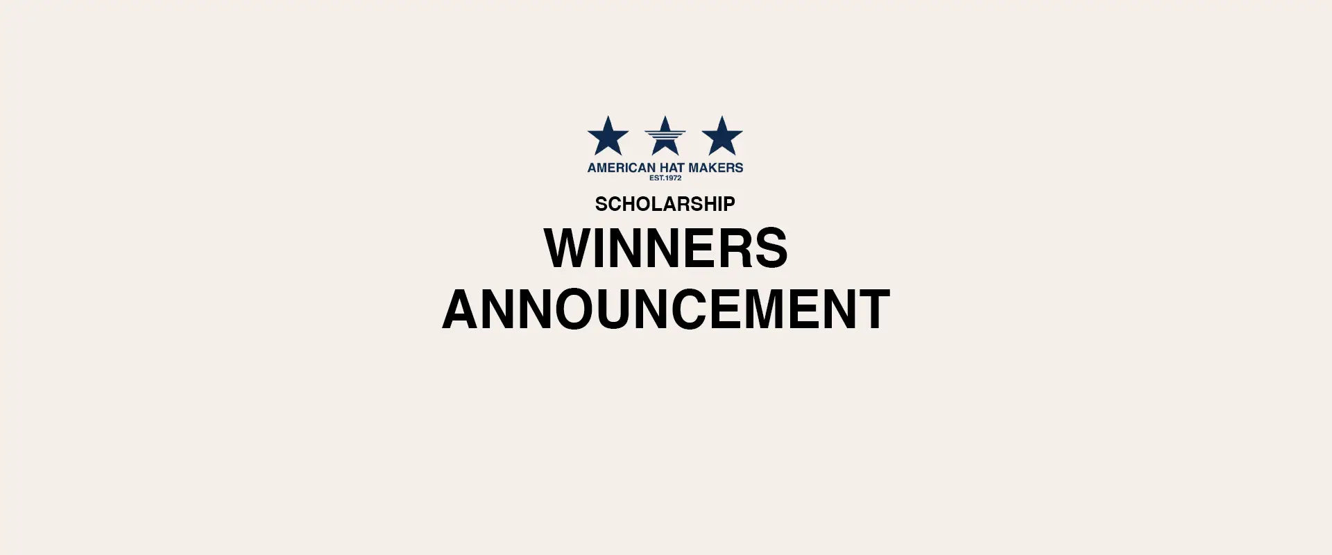 2023 AHM Scholarship Winners Announcement