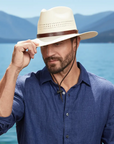 Barcelona | Mens Wide Brim Firm Straw Sun Hat