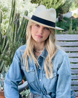 Caracas | Womens Genuine Panama Fedora Hat