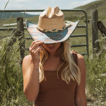 Cassius | Womens Natural Straw Cowgirl Hat