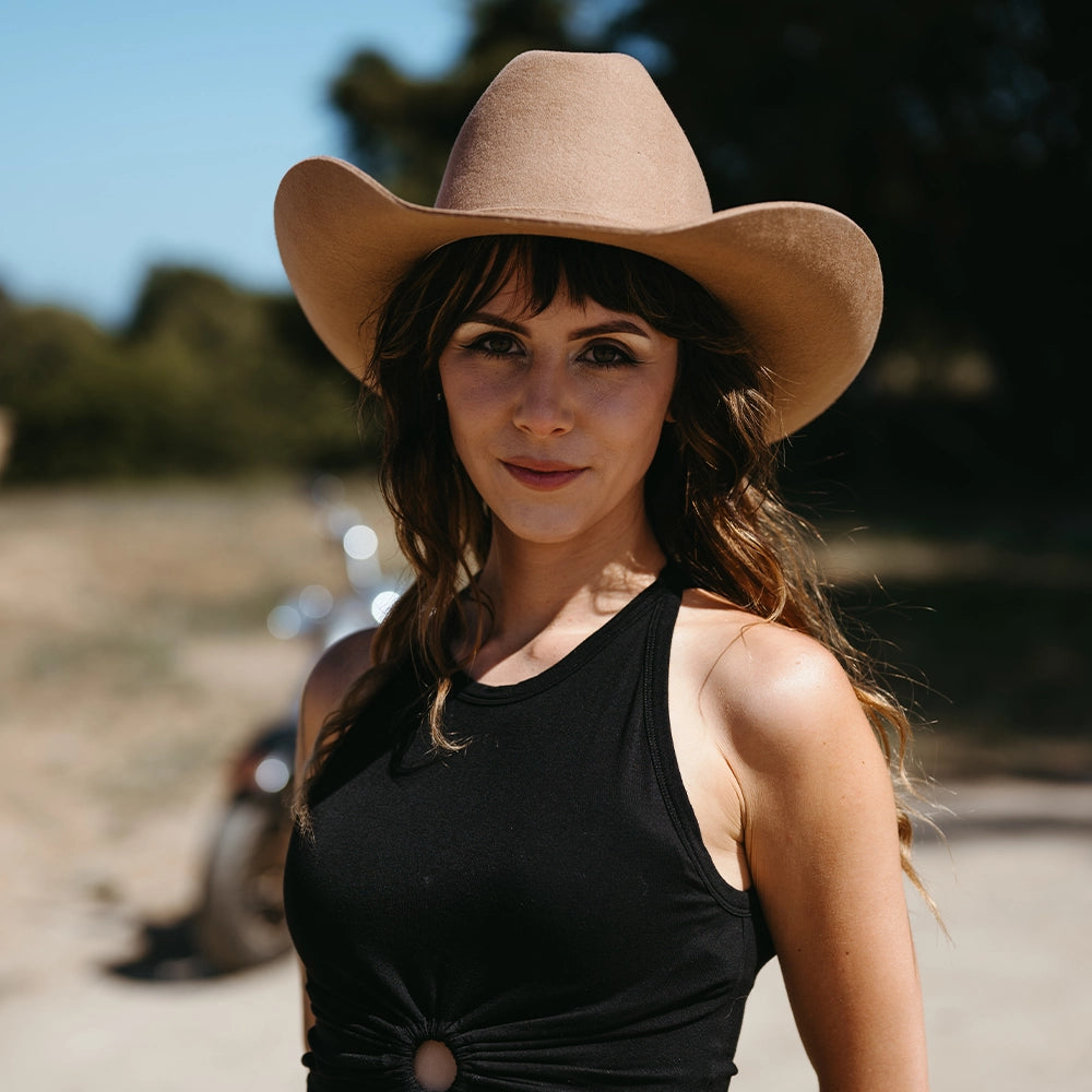 Cattleman | Womens Fawn Felt Cowgirl Hat