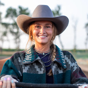 Cattleman | Womens Gunsmoke Gray Felt Cowgirl Hat