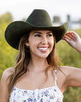 Cattleman | Womens Felt Cowgirl Hat with Western Hat Band