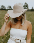 Cattleman | Womens Felt Cowgirl Hat with Western Hat Band