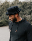 Chi-Town 2.0 | Mens Crushable Wool Felt Pork Pie Hat