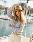 Cubana | Womens Seagrass Straw Sun Hat