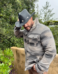 Cyclone | Mens Leather Cowboy Hat