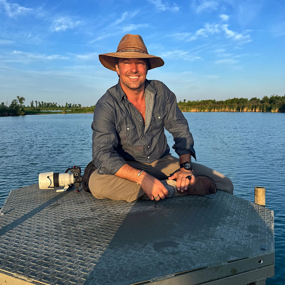 Falcon | Mens Tan Fine Mexican Palm Wide Brim Straw Sun Hat